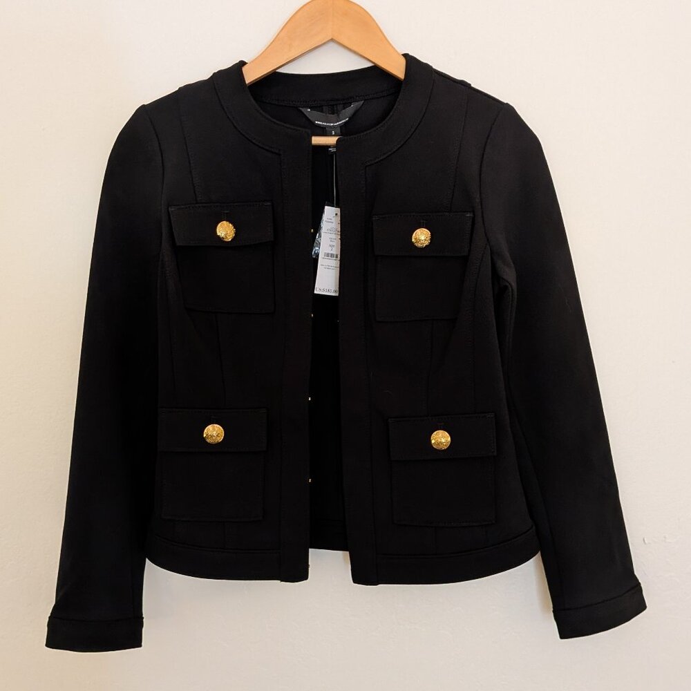 White House Black Market Blazer with gold details - Size 2 NWT
